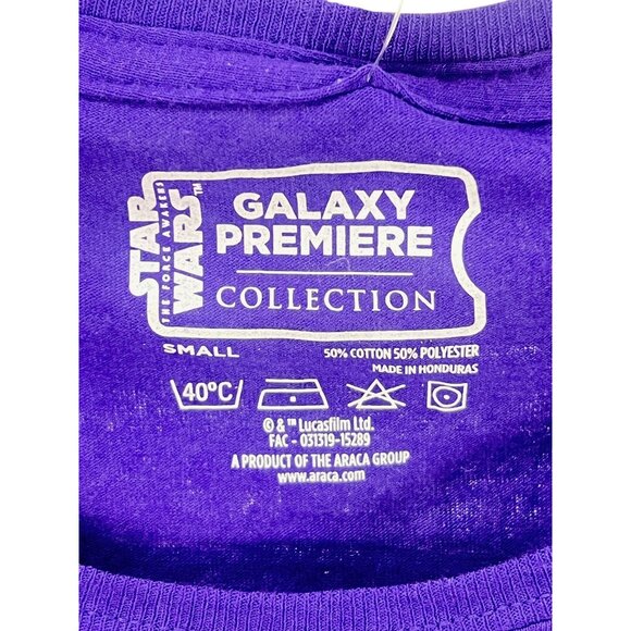 Star Wars Galaxy Premiere 2015 T-Shirt Small Purple New Official Tee - Picture 2 of 5